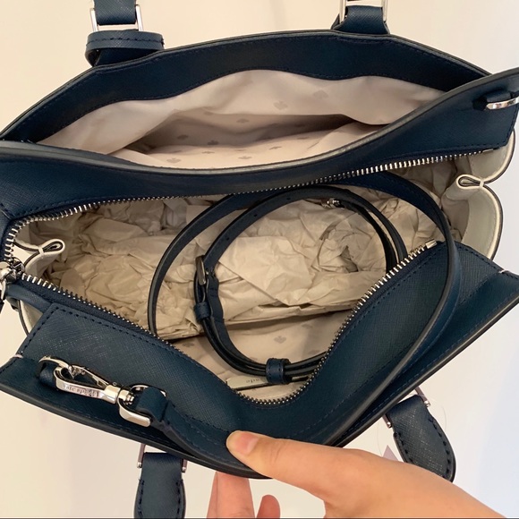 KATE SPADE MEDIUM SATCHEL BAG LAVENDER CROSSBODY - Picture 5 of 5